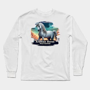 Arabian Horse - WILD NATURE - HORSE -18 Long Sleeve T-Shirt